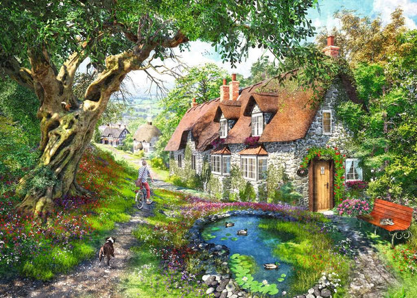 Flower Hill Lane - Puzzel 1000 stukjes - Ravensburger 12000131