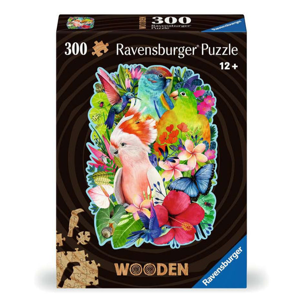 Wooden: Beautiful Birds - Puzzel 300 stukjes - Ravensburger 12000760