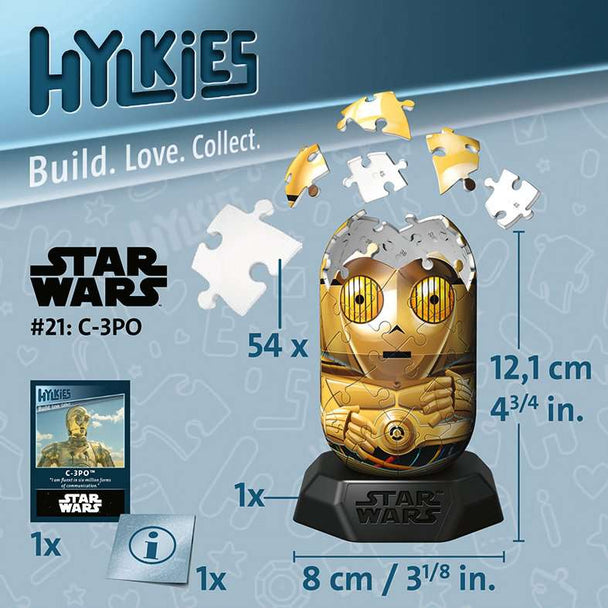 Hylkies: C-3PO - 3D Puzzel - Ravensburger 12008008