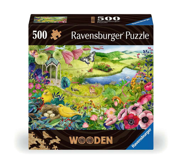 Wooden: Wilde tuin - Puzzel 500 stukjes - Ravensburger 00017513