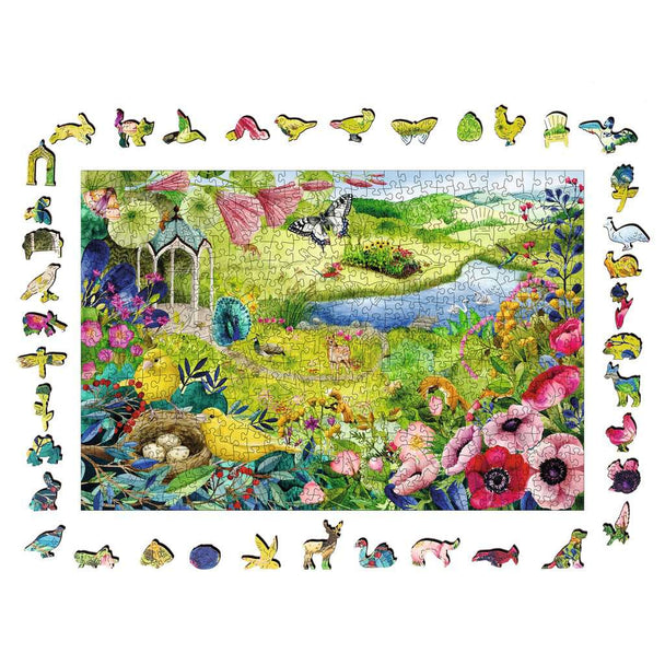 Wooden: Wilde tuin - Puzzel 500 stukjes - Ravensburger 00017513