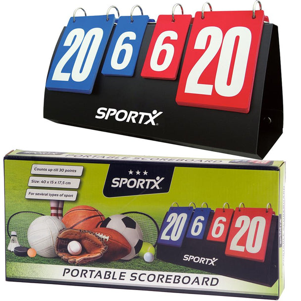 Draagbaar Scorebord SportX – Voor Sport, Spel en Wedstrijden