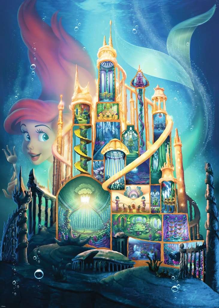 Disney Castles: Ariel - Puzzel 1000 stukjes - Ravensburger 12000265
