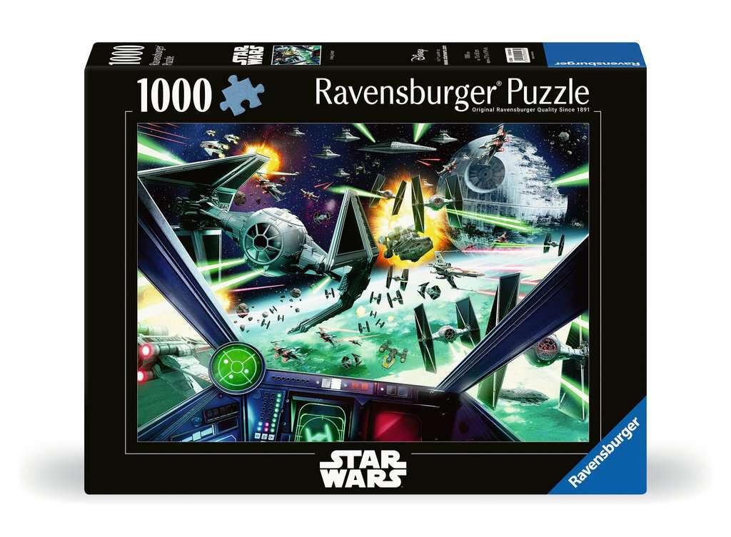 Star Wars X-wing cockpit - Puzzel 1000 stukjes - Ravensburger 16919