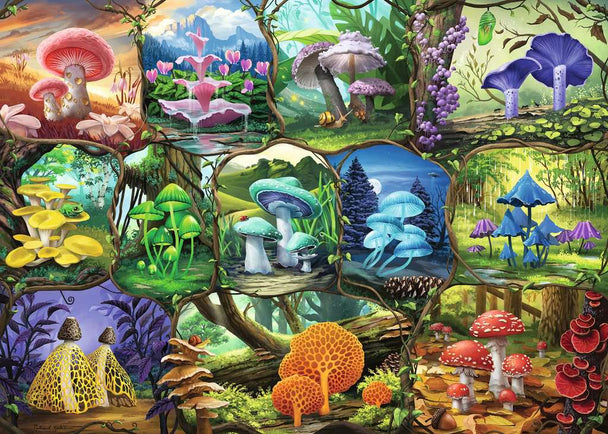 Mooie paddenstoelen - Puzzel 1000 stukjes - Ravensburger 17312