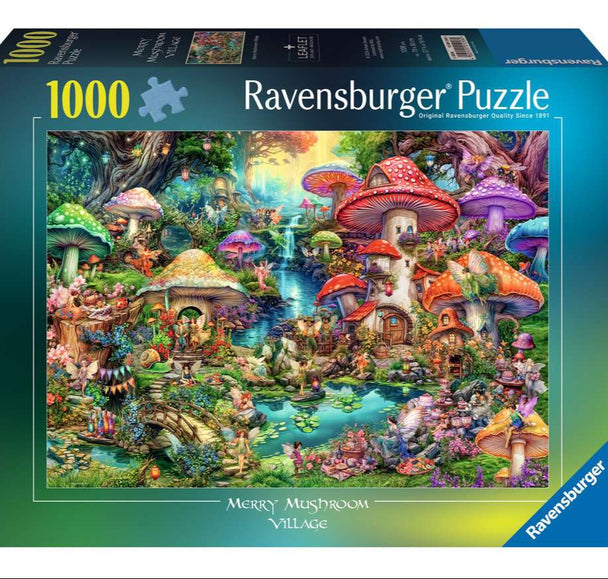 Merry Mushroom Village - Puzzel 1000 stukjes - Ravensburger 120012580