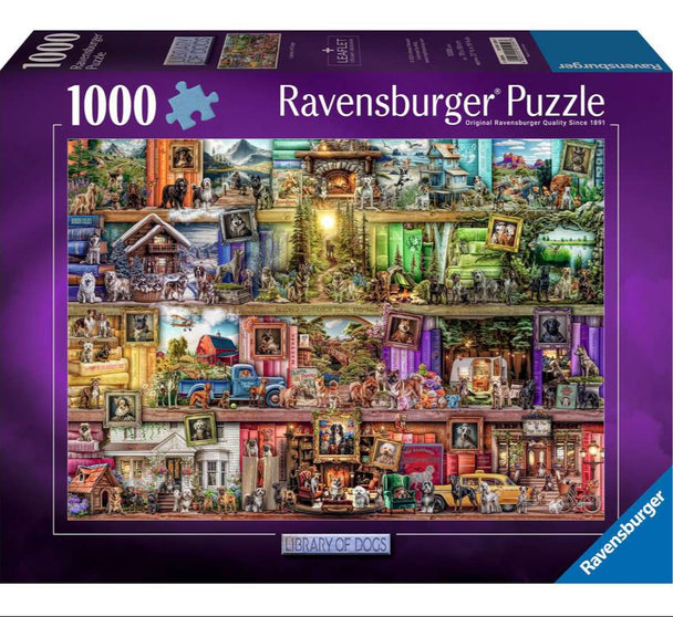 Library of dogs - Puzzel 1000 stukjes - Ravensburger 120012597