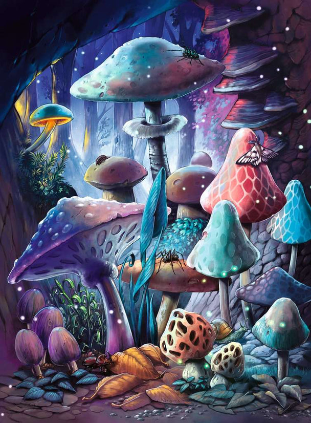 Moonlight Mushrooms - Puzzel 500 stukjes - Ravensburger 12001386