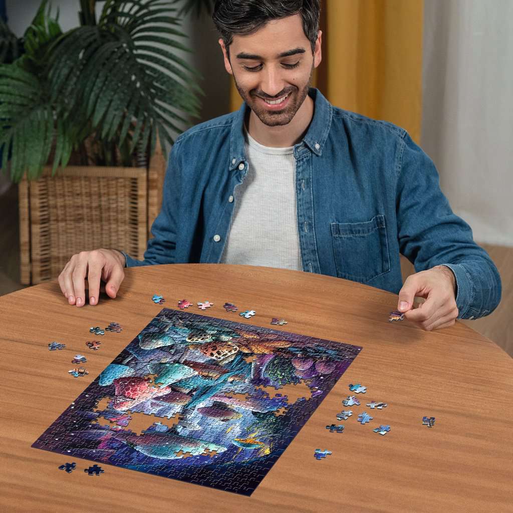 Moonlight Mushrooms - Puzzel 500 stukjes - Ravensburger 12001386