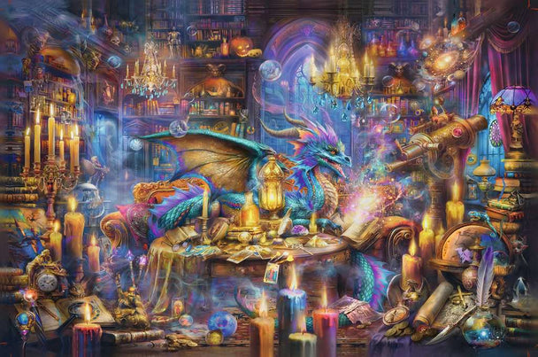 Dragon's Library - Puzzel 3000 stukjes - Ravensburger 12001418