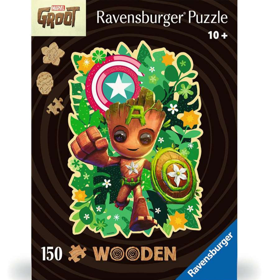 Wooden: Marvel Groot - Puzzel 150 stukjes - Ravensburger 12001459