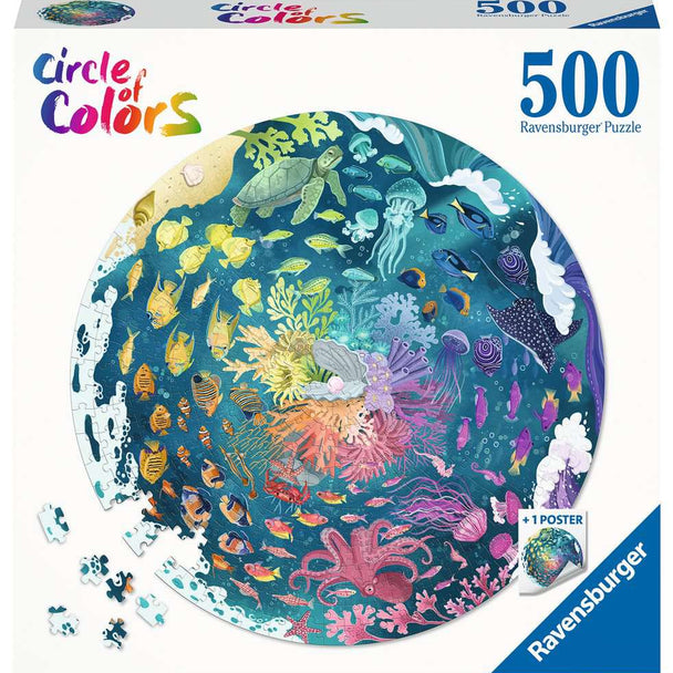 Circle of Colors: Ocean and Submarine - Puzzel 500 stukjes - Ravensburger 17170