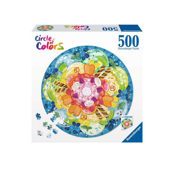 Circle of Colors: Ice Cream - Puzzel 500 stukjes - Ravensburger 17348