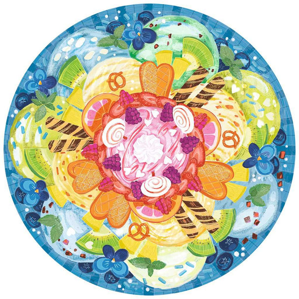 Circle of Colors: Ice Cream - Puzzel 500 stukjes - Ravensburger 17348