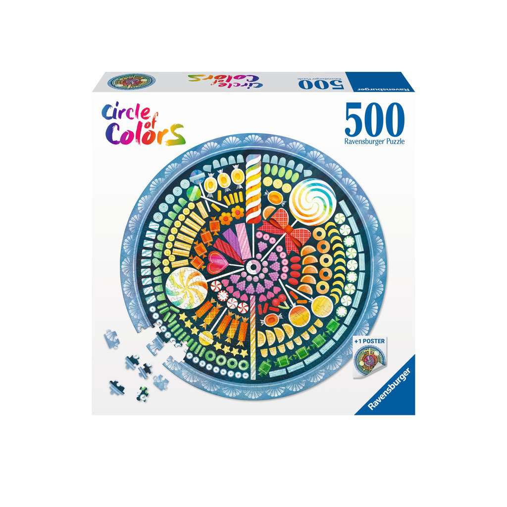 Circle of Colors: Candies - Puzzel 500 stukjes - Ravensburger 17350
