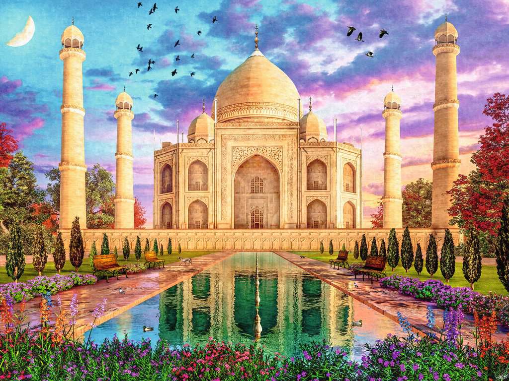 Betoverende Taj Mahal - Puzzel 1500 stukjes - Ravensburger 174386