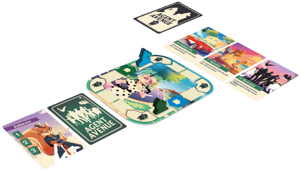Agent Avenue - bordspel voor 2 spelers van Nerdlab