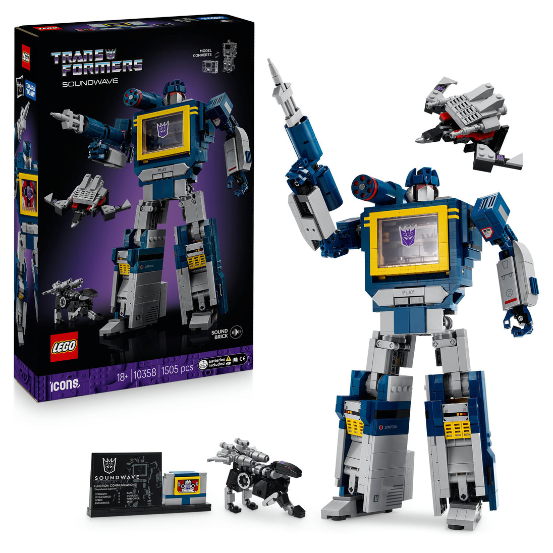 Transformers: Soundwave - LEGO® Icons 10358