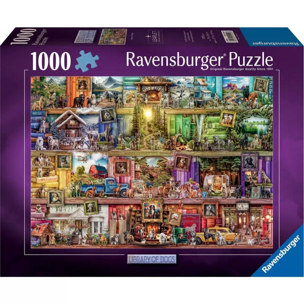 Library of dogs - Puzzel 1000 stukjes - Ravensburger 120012597