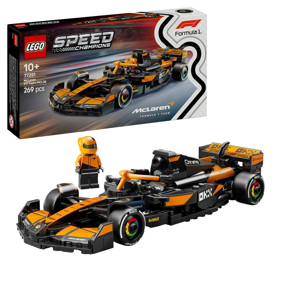 McLaren F1® Team MCL38 racewagen - LEGO® Speed Champions 77251