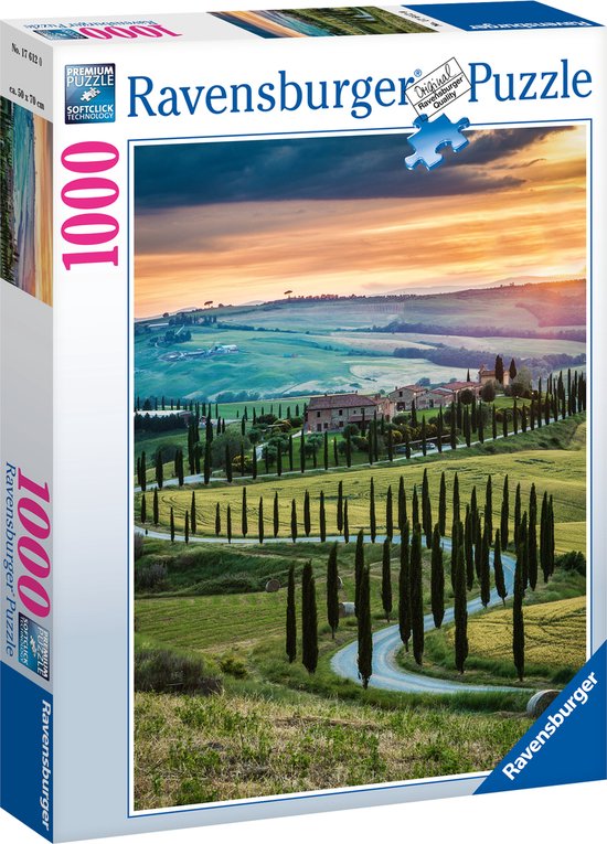 Orcia vallei, Toscane - Puzzel 1000 stukjes - Ravensburger 17612