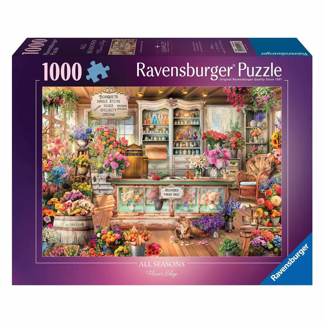 All seasons flowershop - Puzzel 1000 stukjes - Ravensburger 12001262