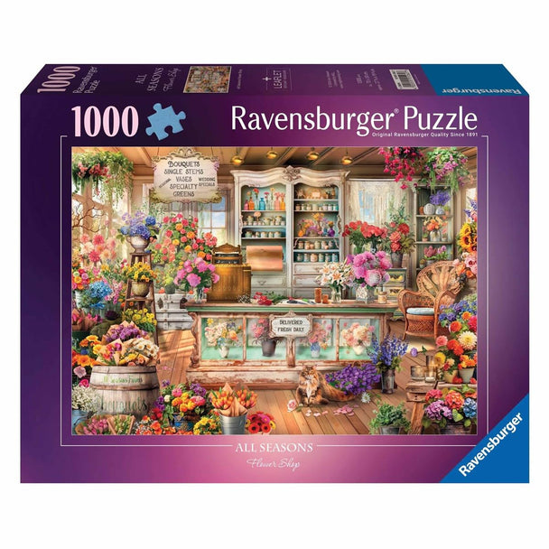 All seasons flowershop - Puzzel 1000 stukjes - Ravensburger 12001262