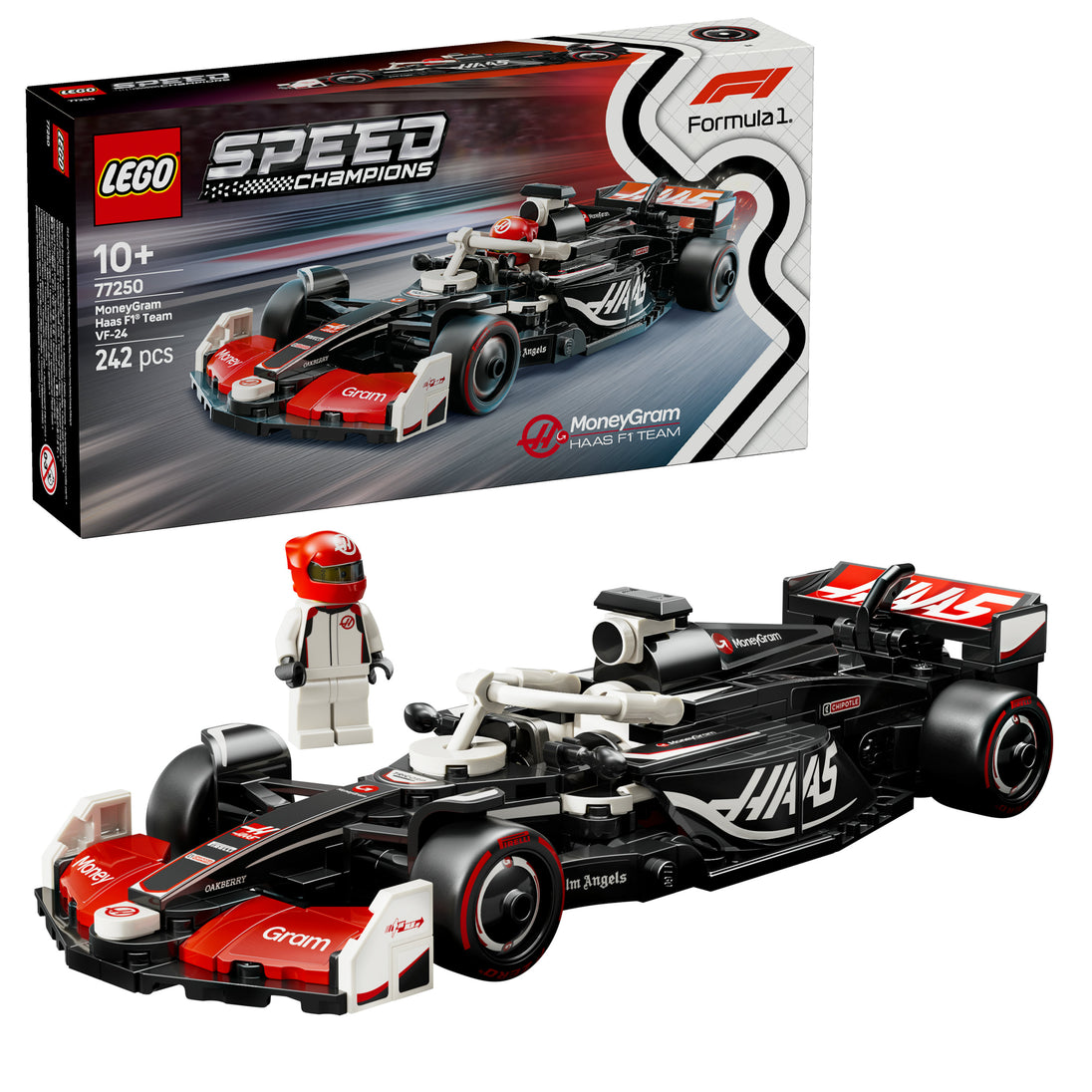 MoneyGram Haas F1® Team VF-24 racewagen - LEGO® Speed Champions 77250