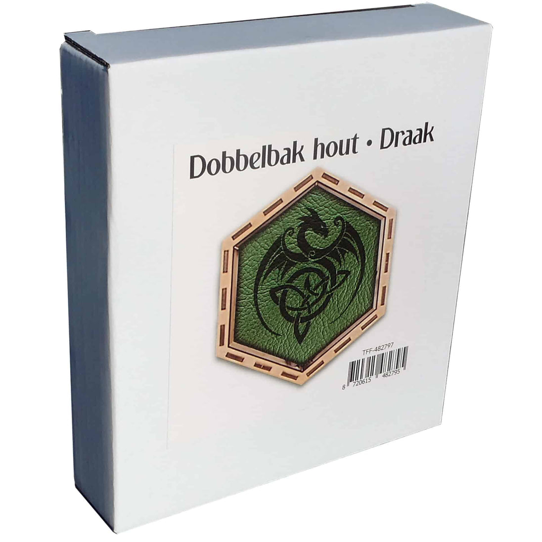 Dobbelsteenbord Draak - Hout