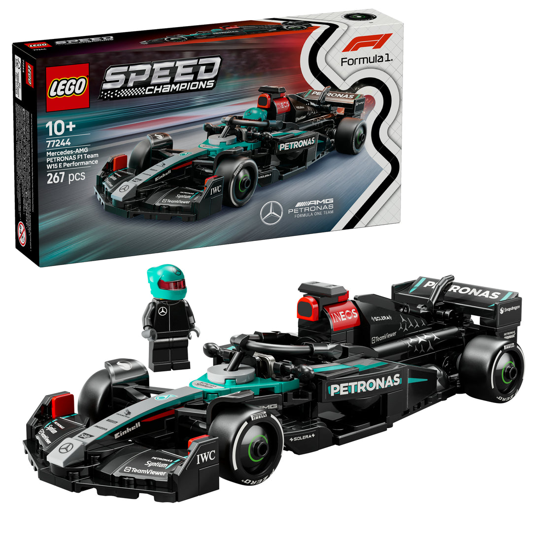 Mercedes-AMG F1® W15 racewagen - LEGO® Speed Champions 77244