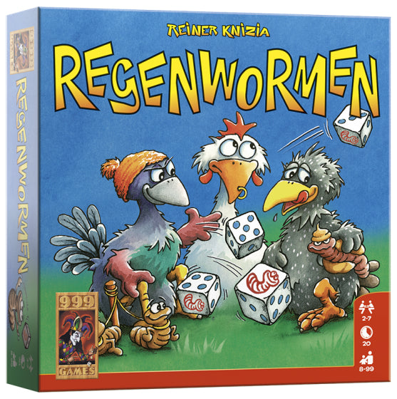 Regenwormen, dobbelspel van 999 games