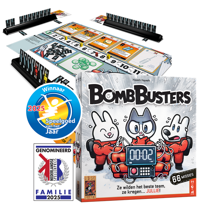 Bomb busters - Coöperatief deductiespel van 999 games