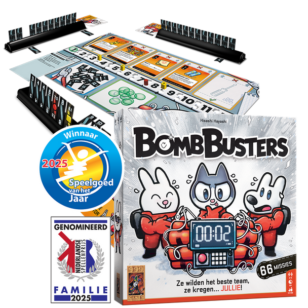 Bomb busters - Coöperatief deductiespel van 999 games