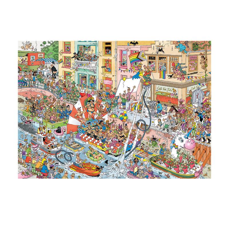 Celebrate Pride - Jan van Haasteren - Puzzel 1000 stukjes