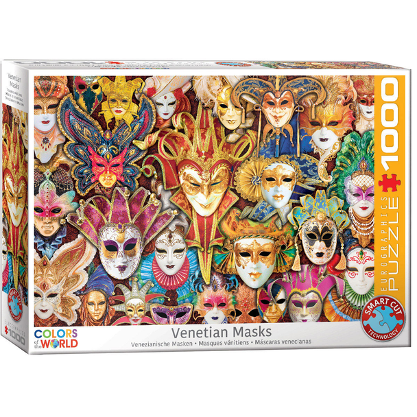 Venetian Masks - Puzzel 1000 stukjes - Eurographics 6000-5534