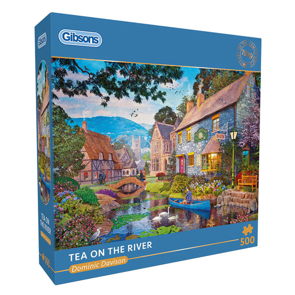 Tea on the River - Puzzel 500 stukjes - Gibsons G3171