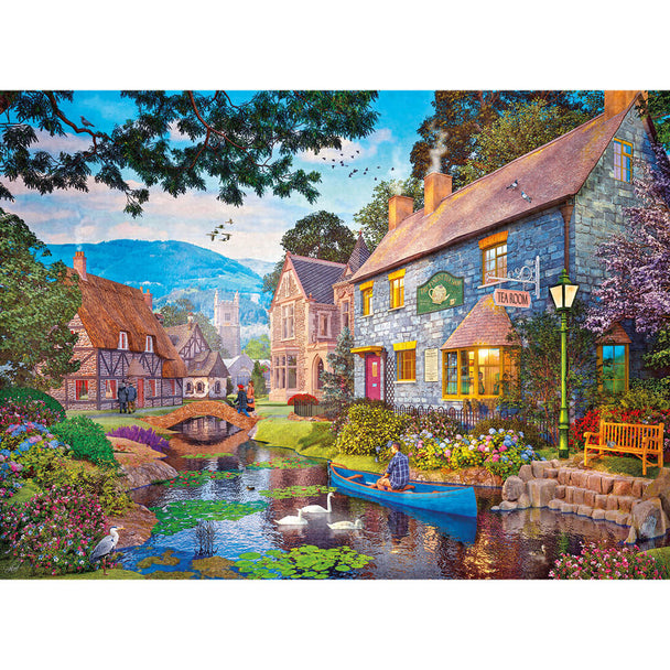 Tea on the River - Puzzel 500 stukjes - Gibsons G3171