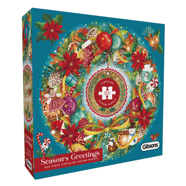 Season's Greetings - Puzzel 500 stukjes - Gibsons G3707