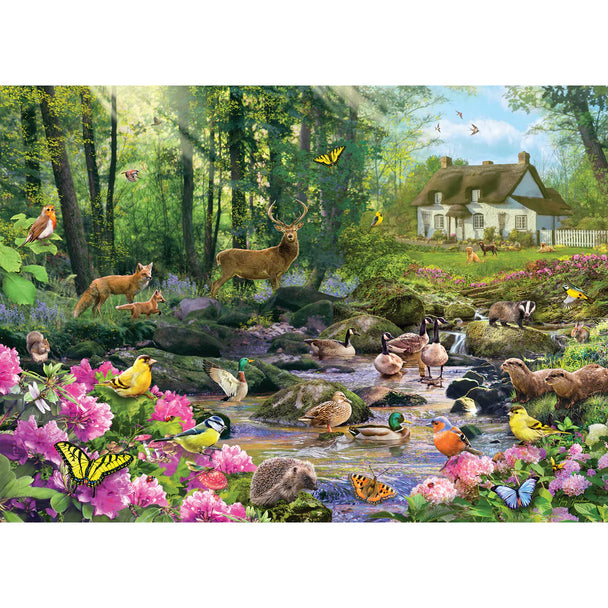 Woodland Glade - Puzzel 1000 stukjes - Gibsons G6370