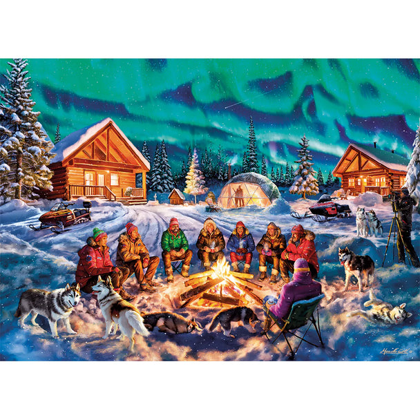 A Night of Northern Lights - Puzzel 1000 stukjes - Gibsons G6407