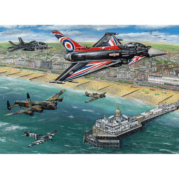 Airshow over Eastbourne - Puzzel 1000 stukjes - Gibsons G6413