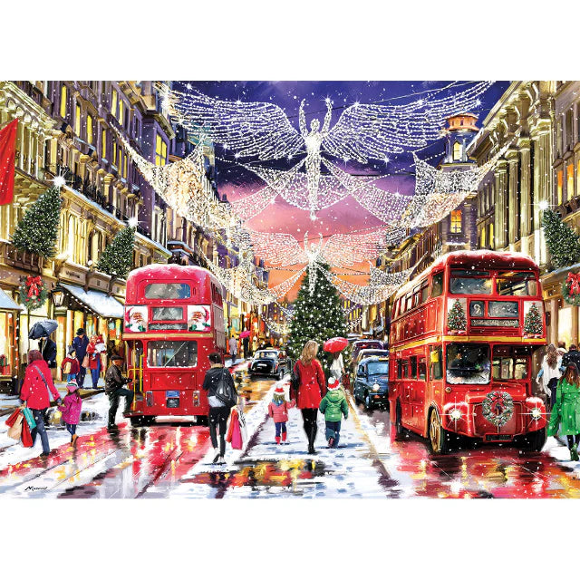 Regent street at Christmas - Puzzel 1000 stukjes - Gibsons G6418