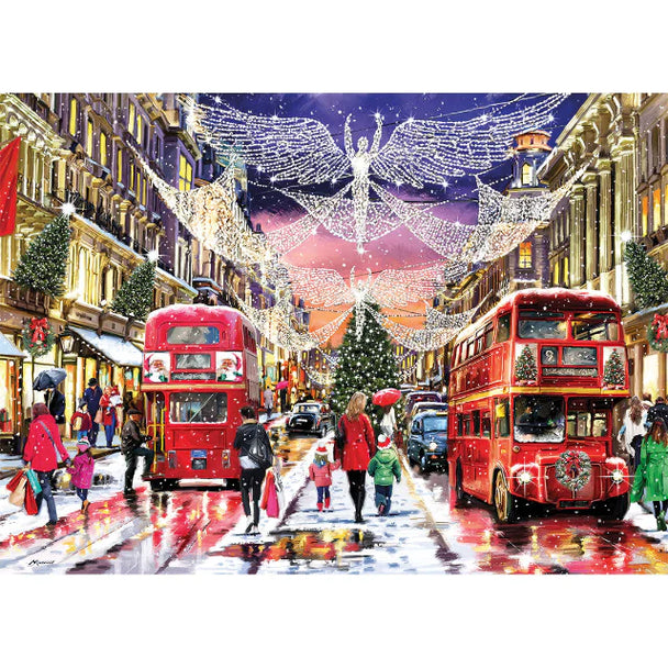 Regent street at Christmas - Puzzel 1000 stukjes - Gibsons G6418