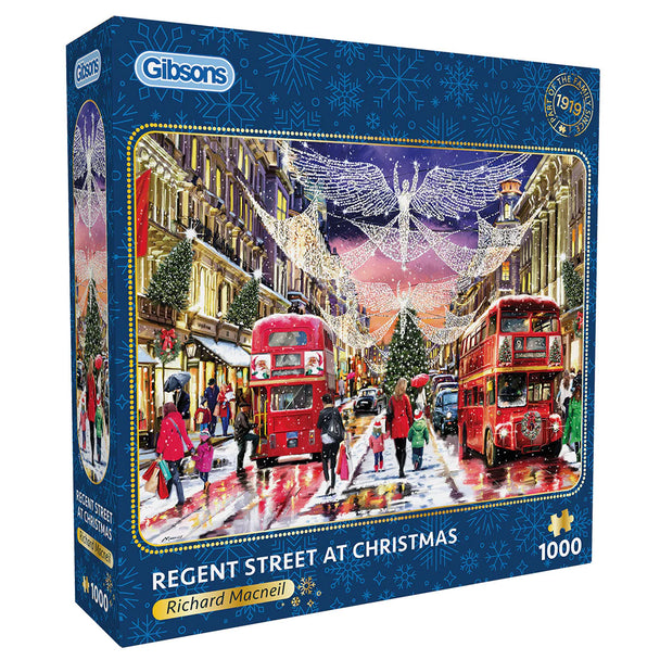 Regent street at Christmas - Puzzel 1000 stukjes - Gibsons G6418