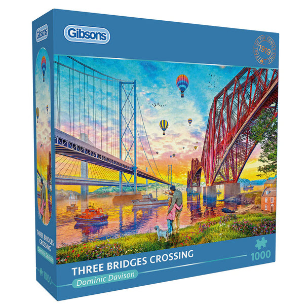 Three Bridges Crossing - Puzzel 1000 stukjes - Gibsons G6424