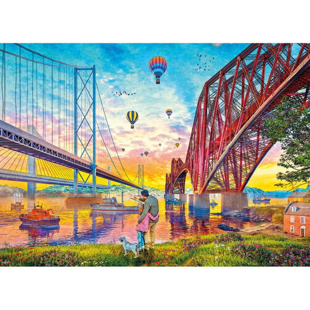 Three Bridges Crossing - Puzzel 1000 stukjes - Gibsons G6424
