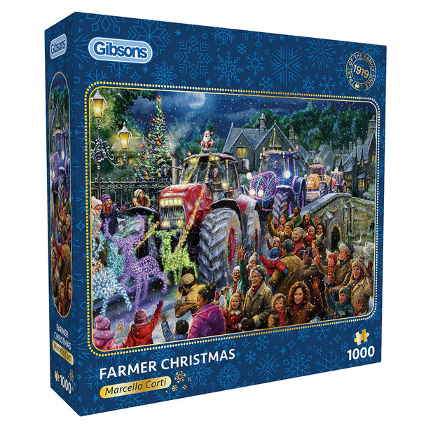 Farmer Christmas - Puzzel 1000 stukjes - Gibsons G6439
