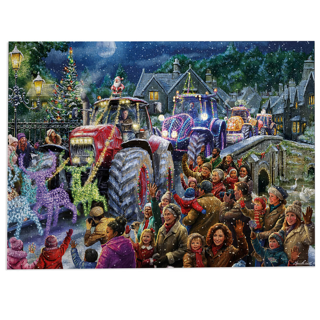 Farmer Christmas - Puzzel 1000 stukjes - Gibsons G6439