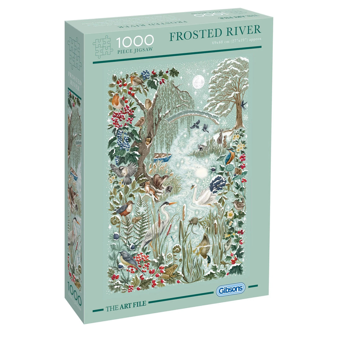 Frosted River - Puzzel 1000 stukjes - Gibsons G7214