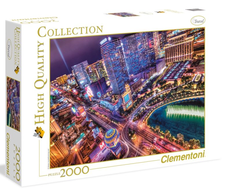 Las Vegas - Puzzel 2000 stukjes - Clementoni 32555